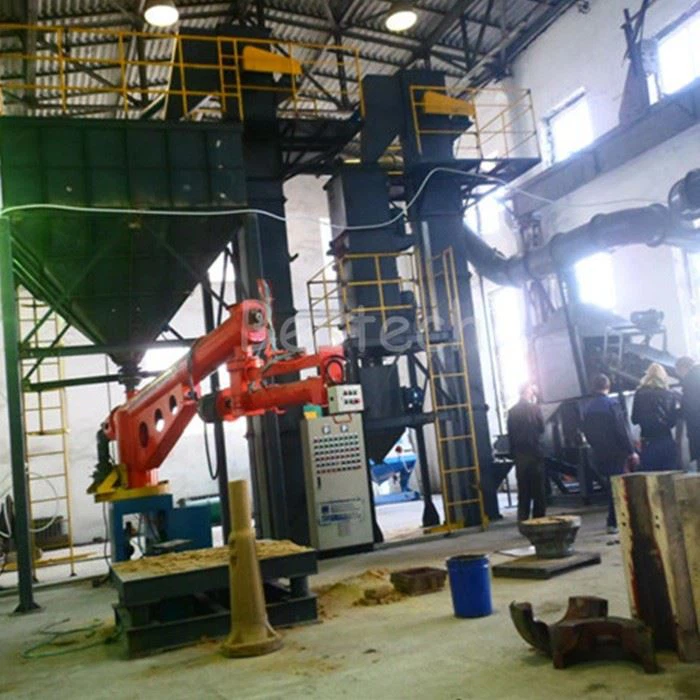 resin sand reclamtion line  3